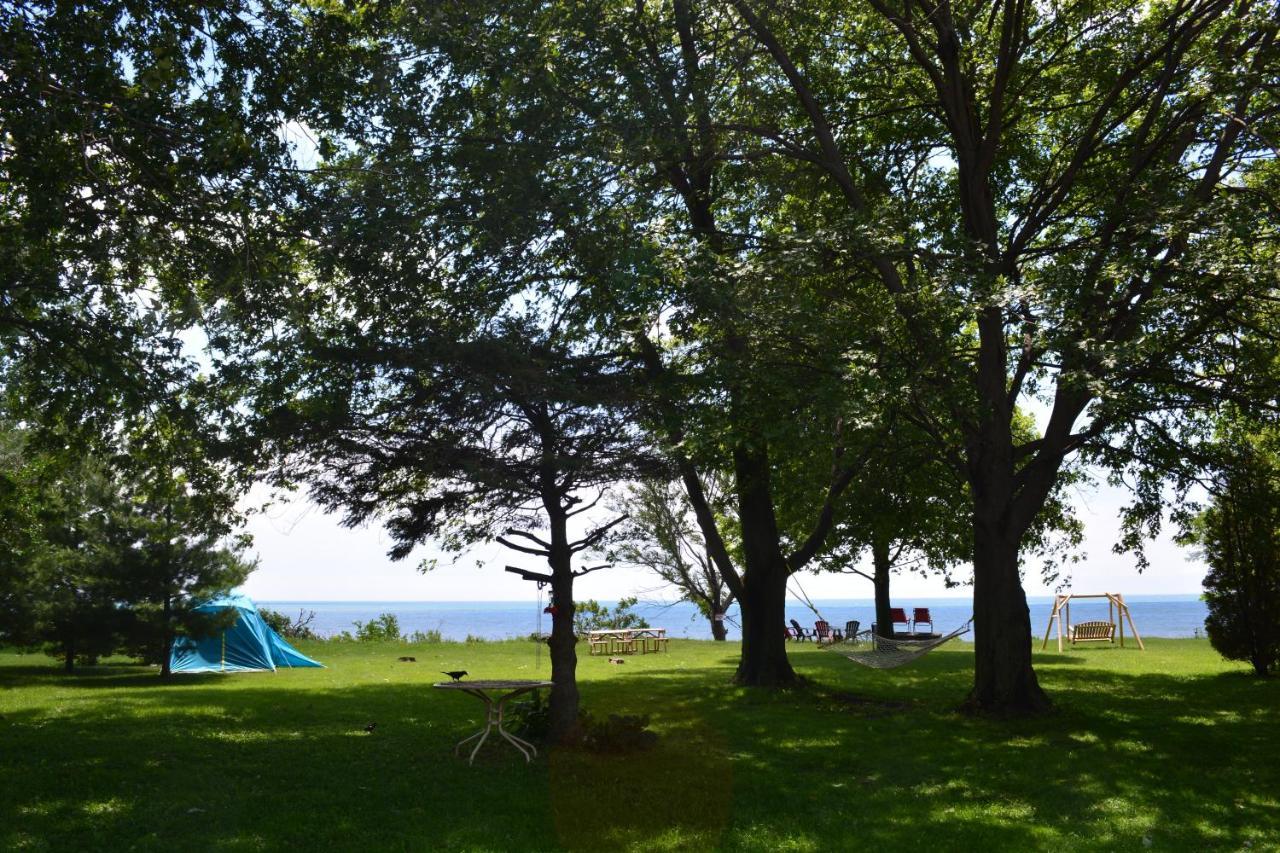 Birds Point Cottage On A Cliff Facing Lake Erie. Wheatley Exteriér fotografie