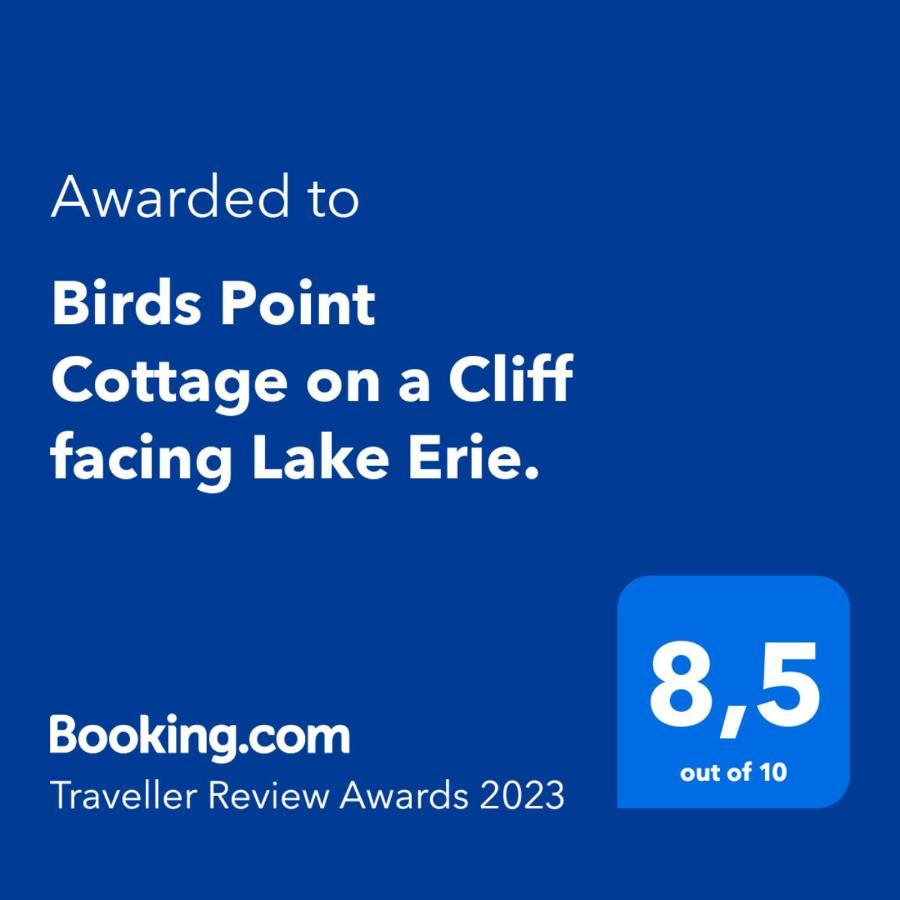 Birds Point Cottage On A Cliff Facing Lake Erie. Wheatley Exteriér fotografie